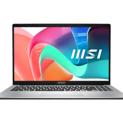 MSI Modern 15 F13MG Core i3 13th Gen 8GB 512GB 15.6" FHD Laptop (Urban Silver, Platinum Gray)