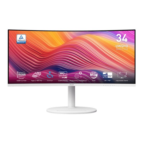 MSI Modern MD342CQPW 34" UWQHD 120Hz VA Curved Gaming Monitor