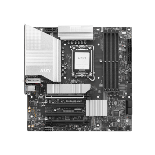 MSI PRO B860M-A WIFI LGA1851 Micro ATX Motherboard