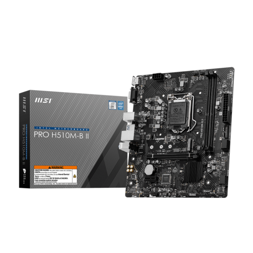 MSI PRO H510M-B II DDR4 ATX MOTHERBOARD