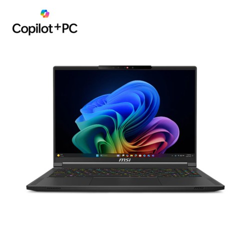 MSI Stealth A16 AI+ A3XVGG Ryzen AI 9 HX 370 RTX 4070 8GB GDDR6 32GB LPDDR5x 2TB NVMe SSD 16inch QHD+ OLED 240Hz Gaming Laptop (Core Black)