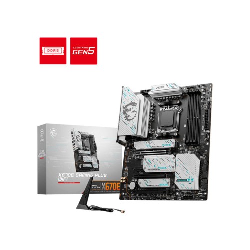MSI X670E Gaming PLUS WIFI AMD AM5 ATX Motherboard
