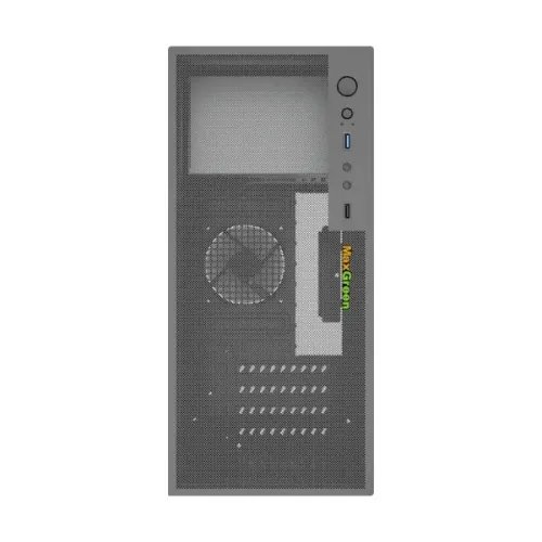 MaxGreen H2 M-ATX Mid-Tower Case With 200W Power Supply