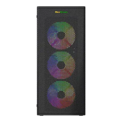 MaxGreen PS195-15 Mid-Tower ATX Gaming Case With 4x ARGB Fan