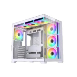 Maxcool PANDA MC7 Mid-Tower ATX Gaming Casing White