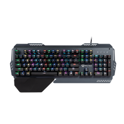 MeeTion MT-MK20 Full Key Anti-Ghosting Metal Mechanical Gaming Keyboard (Grey)