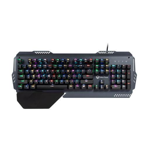 MeeTion MT-MK20 Full Key Anti-Ghosting Metal Mechanical Gaming Keyboard (Grey)