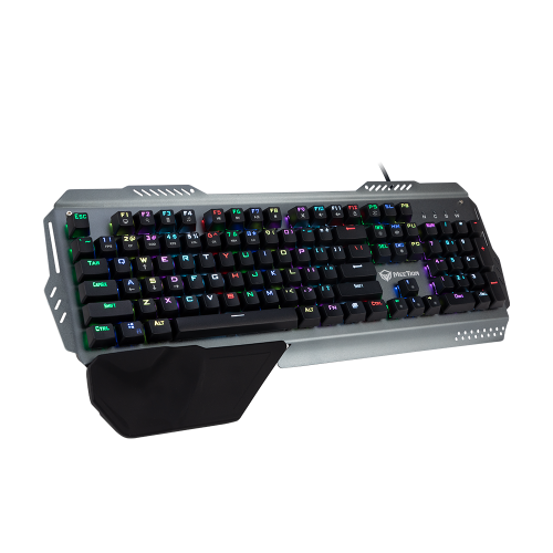 MeeTion MT-MK20 Full Key Anti-Ghosting Metal Mechanical Gaming Keyboard (Grey)