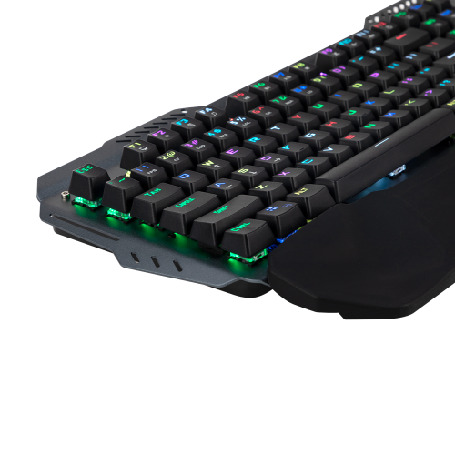 MeeTion MT-MK20 Full Key Anti-Ghosting Metal Mechanical Gaming Keyboard (Grey)