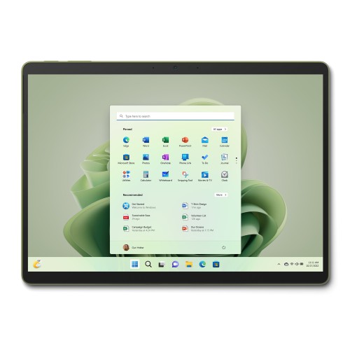 Microsoft Surface Pro 9 (Wi-Fi) Intel Core i5 1235U 8GB RAM 256GB SSD 13 Inch Pixelsense Flow Multi Touch Display Forest 2-in-1 Detachable Laptop (Type Cover is sold separately)