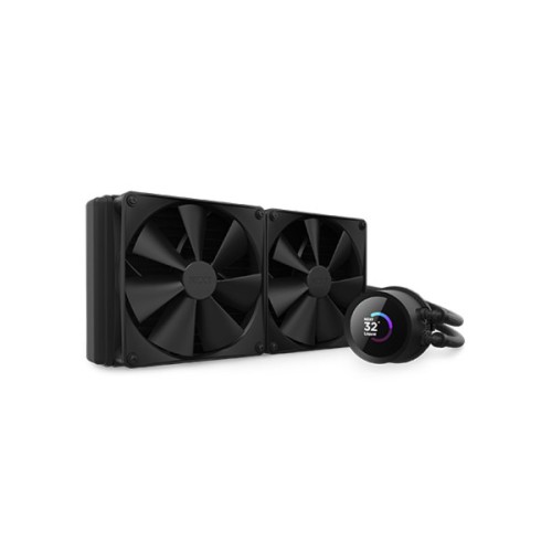NZXT Kraken 280 280mm AIO Liquid Cooler with LCD Display - Black NZXT Kraken 280 280mm AIO Liquid Cooler with LCD Display - Black