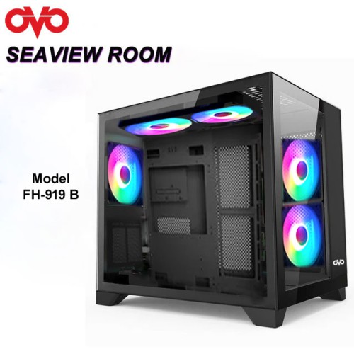OVO SEAVIEW FH-919 MINI RGB GAMING CASE