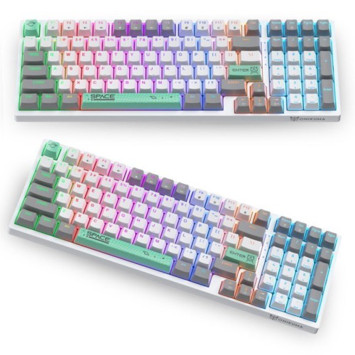 Onikuma G38 RGB Three-Color Gaming Mechanical Keyboard