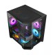 Revenger Air Box Mini ARGB Mid-Tower Gaming Desktop Case (Black)