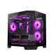 Revenger Air Box Mini ARGB Mid-Tower Gaming Desktop Case (Black)