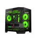 Revenger Air Box Mini ARGB Mid-Tower Gaming Desktop Case (Black)