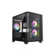 Revenger Air Tank Mini 5 ARGB Infinity Fans Black Gaming Casing