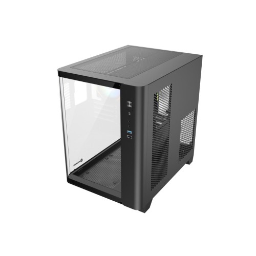 Revenger Air Tank Mini 5 ARGB Infinity Fans Black Gaming Casing