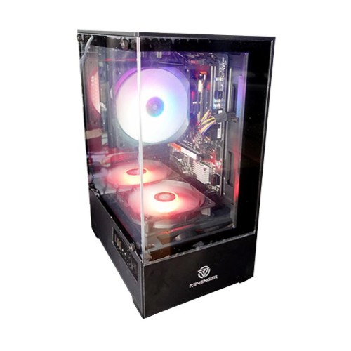 Revenger Ice Cool Mini Tower Black Micro-ATX Gaming Desktop Casing