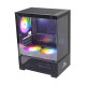Revenger Ice Cool Mini Tower Black Micro-ATX Gaming Desktop Casing