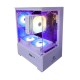Revenger Ice Cool Mini Tower White Micro-ATX Gaming Desktop Casing