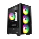 Revenger PHANTOM X Mid Tower Black (Tempered Glass Window) Micro-ATX Gaming Desktop Case
