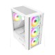 Revenger PHANTOM X Mid Tower White (Tempered Glass Window) Micro-ATX Gaming Desktop Case