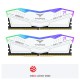 TEAM T-FORCE DELTA RGB White 16GB (2x8GB) 6000MHz DDR5 Gaming RAM