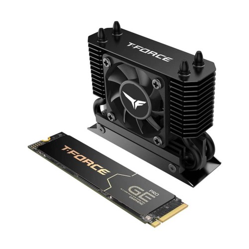 Team T-FORCE GE PRO 2TB M.2 PCIe Gen 5 NVMe SSD with AirFlow I Heatsink