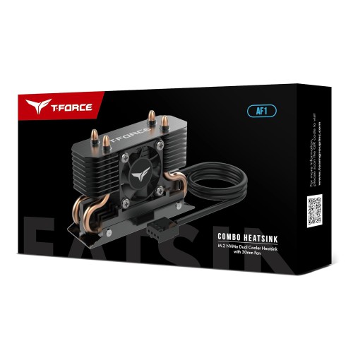 Team T-FORCE GE PRO 2TB M.2 PCIe Gen 5 NVMe SSD with AirFlow I Heatsink