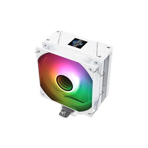 Thermalright Assassin Spirit 120 Vision ARGB CPU Cooler with Display (White)