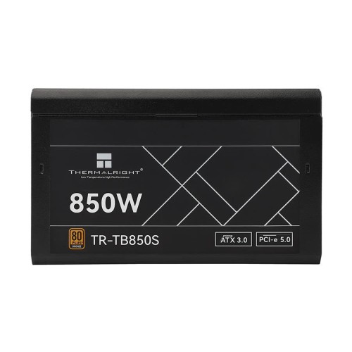 Thermalright TB-850S 850W PG5 ATX 3.0 Non Modular 80 Plus Bronze Certified Black Power Supply