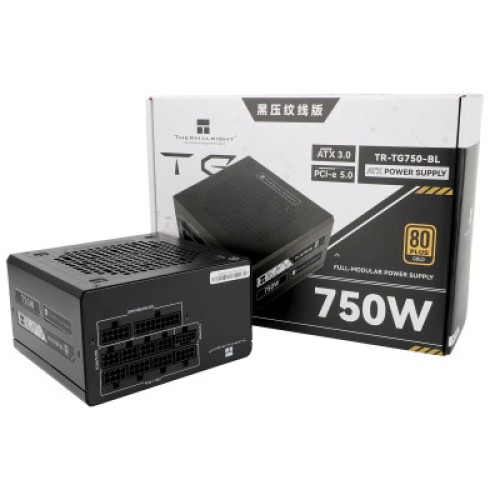 Thermalright TG-750 750W 80 Plus Gold Black Colour Power Supply