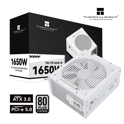 Thermalright TR-TP1650-W 1650W Full Modular 80 Plus Platinum Certified White Power Supply
