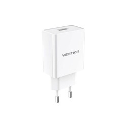 VENTION WML-CH07-EU-W 1-Port USB Wall Charger (12W) EU-Plug - White