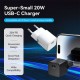 Vention FALB0-US 20W USB-C Wall Charger Vention FALB0-US 20W USB-C Wall Charger