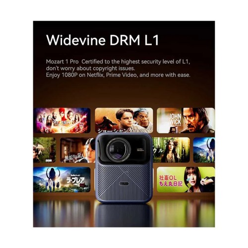 Xiaomi Wanbo Mozart 1 Pro 900 Lumens Smart Android Portable LED Projector