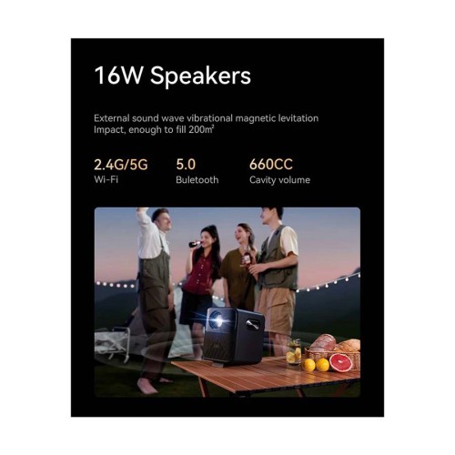 Xiaomi Wanbo Mozart 1 Pro 900 Lumens Smart Android Portable LED Projector