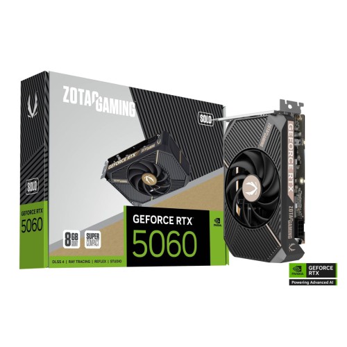ZOTAC GAMING GeForce RTX 5060 SOLO 8GB GDDR7 Graphics Card