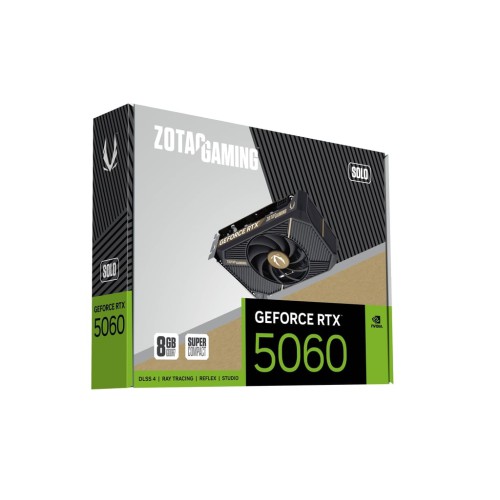 ZOTAC GAMING GeForce RTX 5060 SOLO 8GB GDDR7 Graphics Card