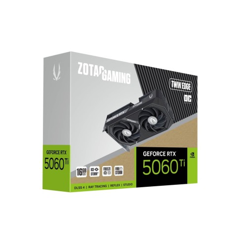 ZOTAC GAMING GeForce RTX 5060 Ti Twin Edge OC 16GB GDDR7 Graphics Card