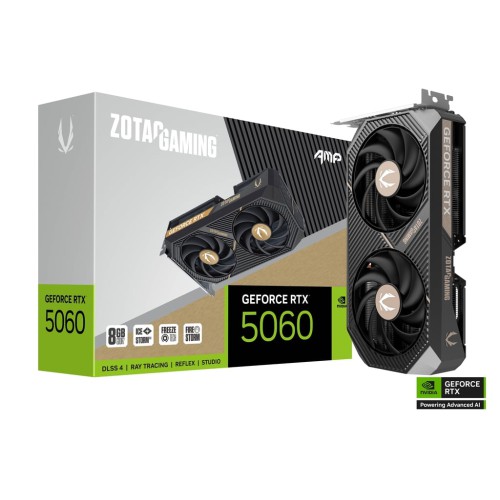 ZOTAC GeForce RTX 5060 AMP 8GB GDDR7 Graphics Card