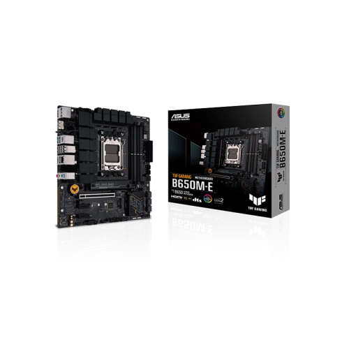 ASUS TUF GAMING B650M-E AMD AM5 DDR5 MICRO-ATX MOTHERBOARD ASUS TUF GAMING B650M-E AMD AM5 DDR5 MICRO-ATX MOTHERBOARD
