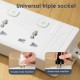 Deli ET411 2 Pin 4 Port 2 Meter Power Strip