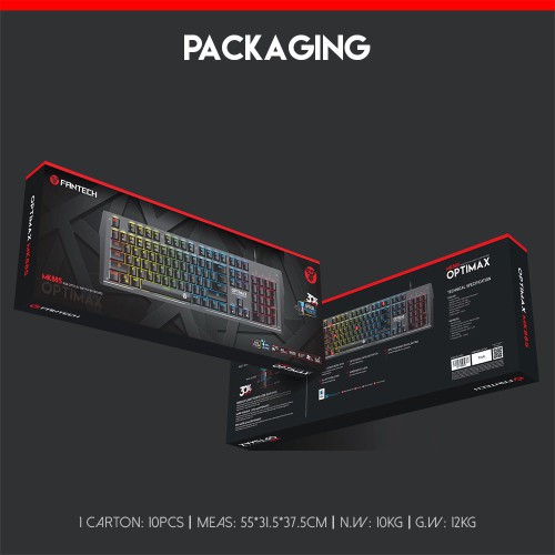 Fantech MK885RGB Optimax Full Size Edition RGB Optical Switch Keyboard Fantech MK885RGB Optimax Full Size Edition RGB Optical Switch Keyboard