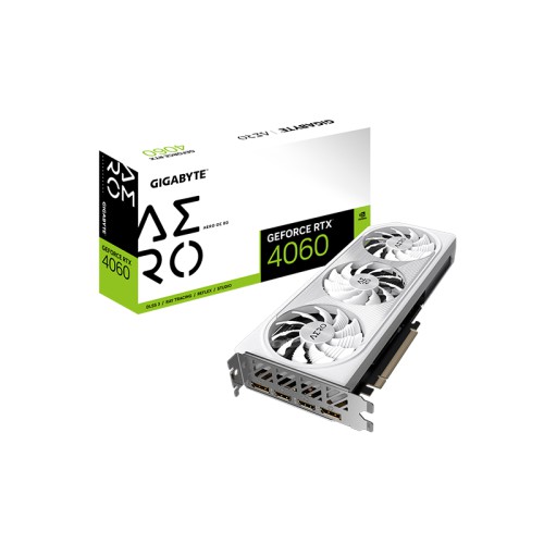 GIGABYTE GEFORCE RTX 4060 AERO OC 8GB GDDR6 GRAPHICS CARD GIGABYTE GEFORCE RTX 4060 AERO OC 8GB GDDR6 GRAPHICS CARD