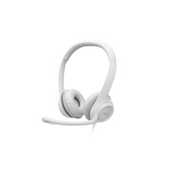 Logitech H390 Stereo USB Headset White with Microphone