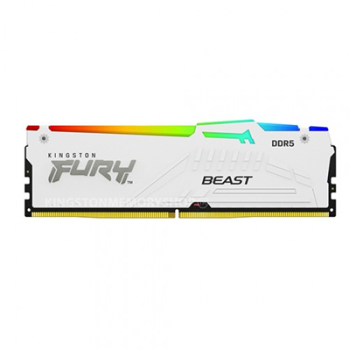 Kingston FURY Beast White RGB 16GB DDR5 6000MHz Desktop Ram
