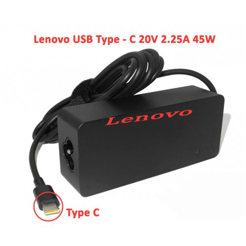 Laptop Power Charger Adapter 45W Type-C for Lenovo