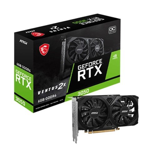 MSI GeForce RTX 3050 VENTUS 2X 6G OC GRAPHICS CARD